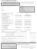 Quarterly Sales Tax Return Form - City And Borough Of Sitka