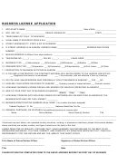 Business License Application Form - City Of Auburn, Oh