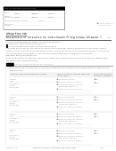 Fillable Official Form 108 - Statement Of Intention For Individuals Filing Under Chapter 7 Printable pdf