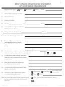Fillable Form Chr-1 - Registration Statement Of Charitable Organization Printable pdf