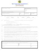 Form Cd-3 - West Virginia State