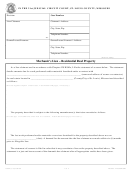 Mechanic's Lien - Residential Real Property Form - St.louis County, Missouri