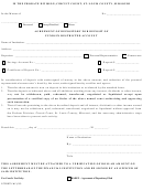 Agreement Of Depository For Deposit Of Funds In Restricted Account Form - St Louis County, Missouri