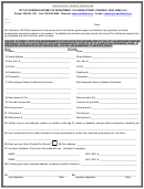 Individual Questionnaire Form - City Of Canfield Income Tax Department