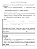 Form Wcl-18 - Pre-designated Physician Form