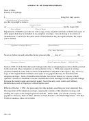 Affidavit Of Adopted Person Form - County Of Cuyahoga, Ohio