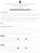 Authentication Order Form - In-person