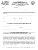 Form Ach-c - Ach Electronic Funds Transfer Change Form