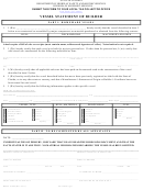 Fillable Form Hsmv 87002 - Vessel Statement Of Builder Printable pdf