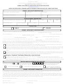 Fillable Form Hsmv 82012 - Application For Towing And Storage Certificate Of Destruction Printable pdf