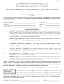 Form 85813.3 - Local Services Tax Employee Withholding Exemption Certificate - Lctcb/matcb