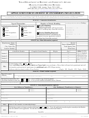 Mhd Form 1023 - Application For Statement Of Ownership And Location
