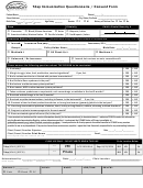 Tdap Immunization Questionnaire / Consent Form