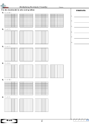 Multiplying Decimals (visually) Worksheet