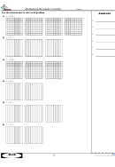 Multiplying Decimals (visually) Worksheet