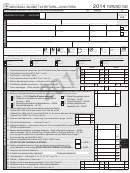Form Mo-1040 - Individual Income Tax Return - Long Form - 2014