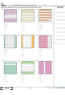 Determining Decimal Value (visual) Worksheet