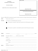 Form Mnp-6 - Certificate Of Organization