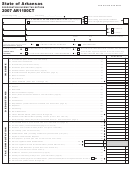 Form Ar1100ct - Corporation Income Tax Return - 2007 Printable pdf