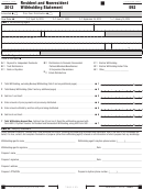 Form 592 - Resident And Nonresident Withholding Statement - 2013