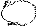 Thanksgiving Turkey Coloring Sheet