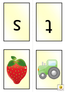Alphabet Game Card Template