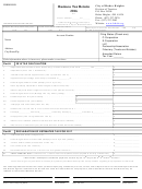 Form Hh-b - Business Tax Return - City Of Huber Heights - 2016