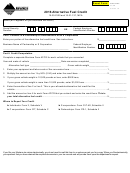 Fillable Montana Form Afcr - Alternative Fuel Credit - 2016 Printable pdf