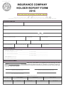 Form Up-1 Ins - Insurance Company Holder Report Form - 2016