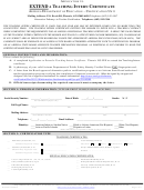 Application To Extend A Teaching Intern Certificate Form