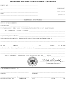 Subpoena Of Witness Form