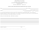 Application For Restricted Probationary License Form