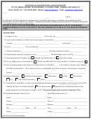 Form Busq/2014 - Business & Professional Questionnaire Form - City Of Canfield Income Tax Department