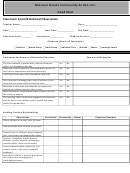 Classroom Social Emotinal Observation Form Printable pdf