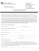 Sponsorship Commitment Form - University Of Colorado Denver