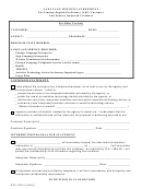 Form Dss-10001 - Language Services Agreement - North Carolina
