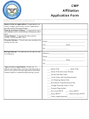 Affiliation Application Form