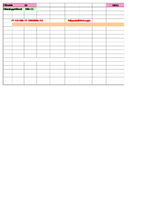 Jazz Chord Chart - Saratoga Shout Printable pdf