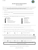 Make Mine Mississippi Evaluation Form
