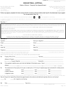 Form Ptab-11-A - Industrial Appeal Printable pdf