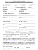 Form 50 - Information For Scheduling Mediation Prior To Setting Trial