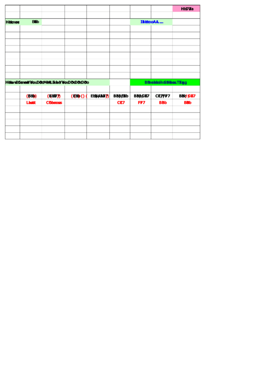 Home Jazz Chord Chart