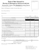 Responsible's Parties (rp) Amended Surcharge Report Form - Bureau Of Emergency Communications Of State Of New Hampshire
