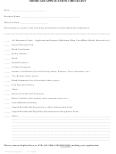Medicaid Application Checklist Form