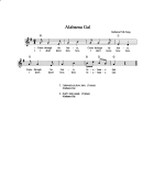 Alabama Gal - Music Sheet Printable pdf