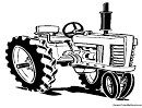 Tractor Coloring Sheet