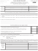 Form 207/207 Hcc Ext - Domestic Insurance Premiums Tax Return Or Health Care Center Tax Return December 2006
