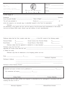 Form Aoc-820 - Petition For Appointment Of Trustee Under Will - 2011