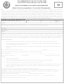 Form Tc244 - Agent's Statement Of Authority And Knowledge - 2010
