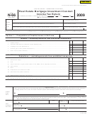 Fillable Form N-66 - Real Estate Mortgage Investment Conduit Income Tax Return - 2009 Printable pdf